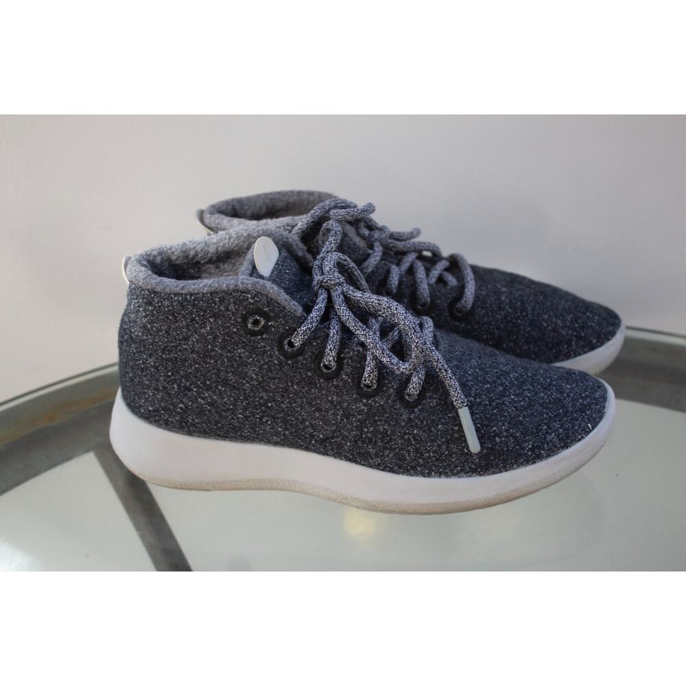 Women’s Allbirds Wool Runner Up Mizzle Size 8 Charcoal Gray High Top EUC